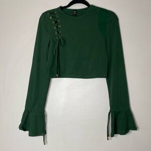 Shein Green Crop Top